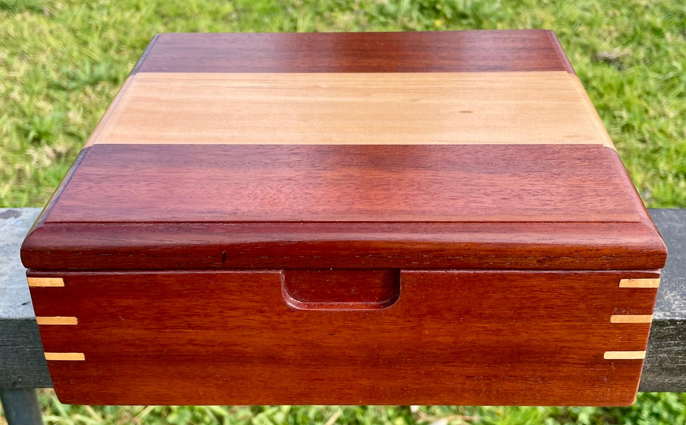Mahogany & Jacaranda Splined Box – Hunter Woodcraft