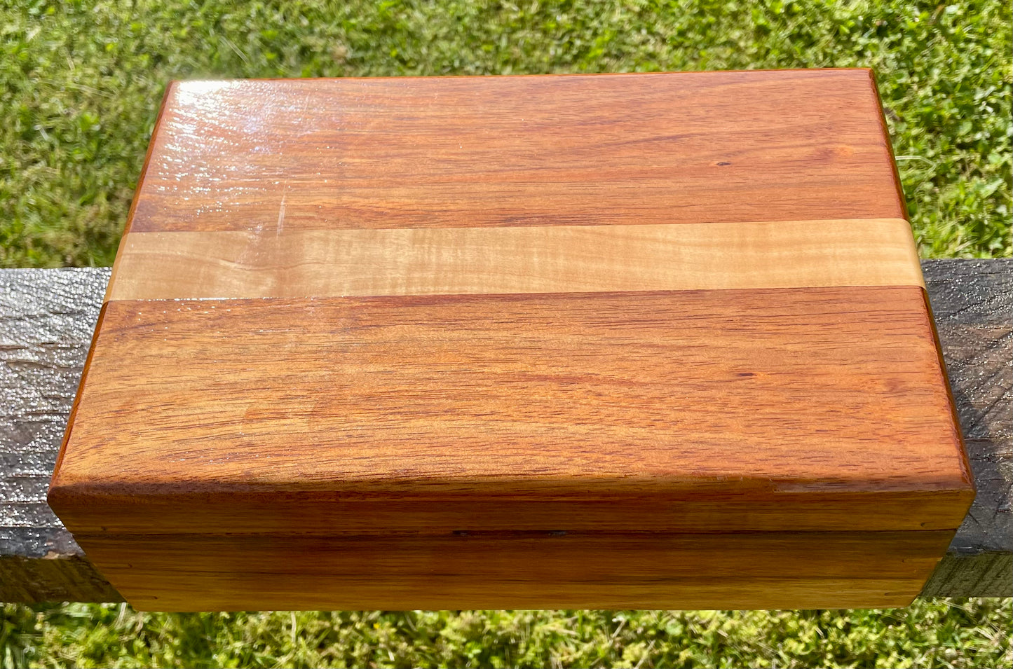 Tasmanian Blackwood box with splines