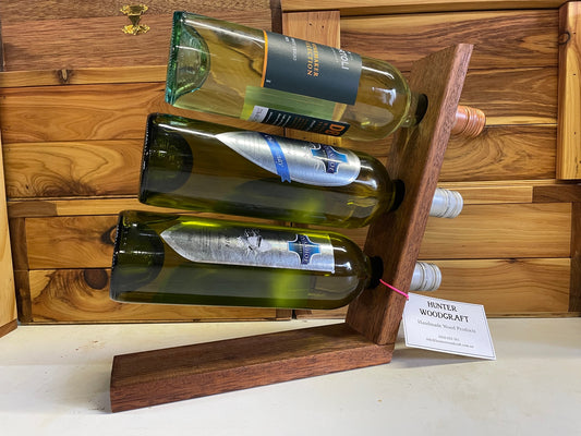 3 Bottle Wine Display Holder (wine bottles not included!)