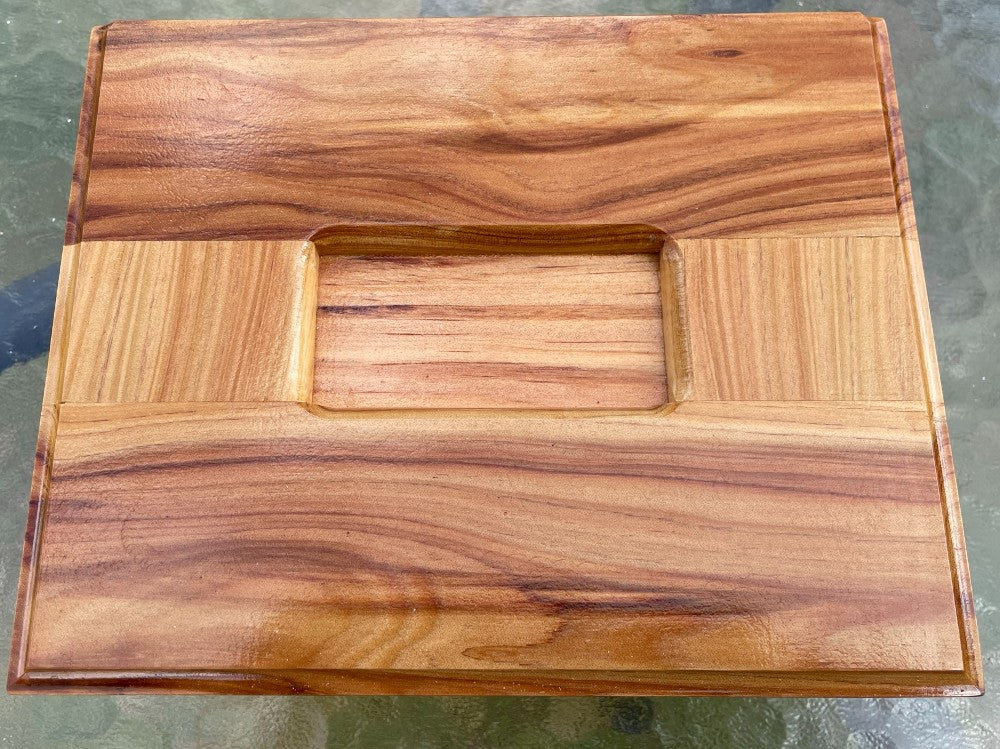 Cypress Pine Dovetail Box 201mm x 156mm x 75mm